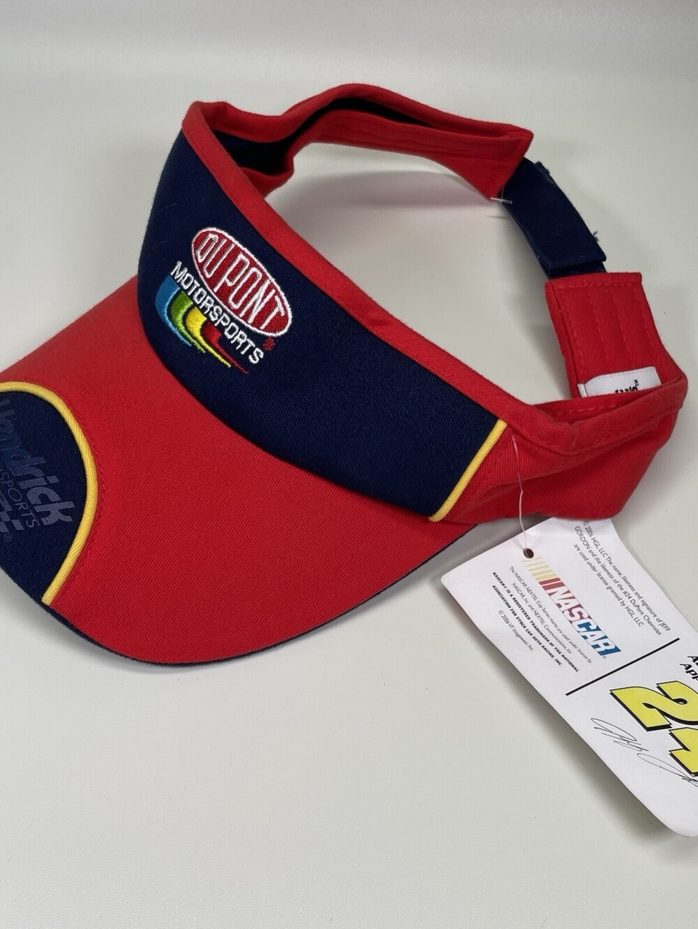 2006 Jeff Gordon #24 DuPont Motorsports NASCAR Visor Hat Vintage NWT Brand New